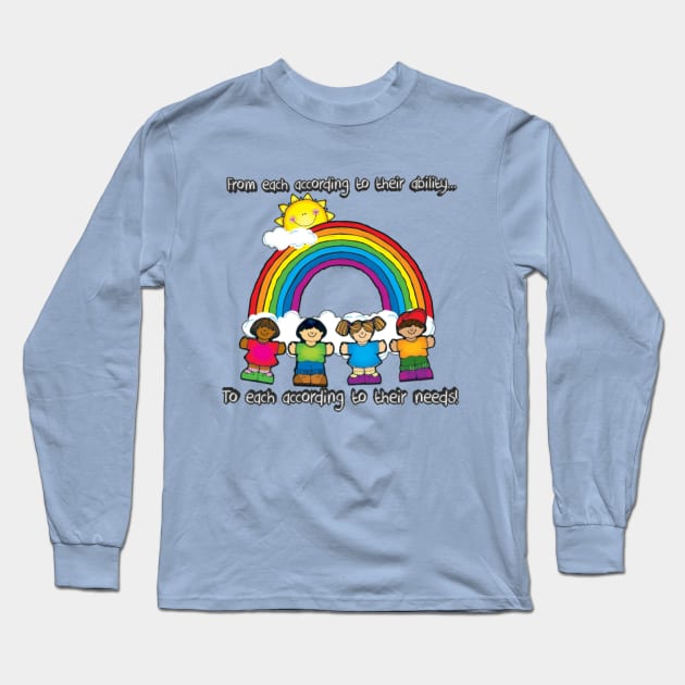 Sharing is Caring Long Sleeve T-Shirt by FlyerCat